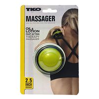 TKO Masage Ball Roller - Therapy Massager - 2.5" (6.35 cm) (Lime)
