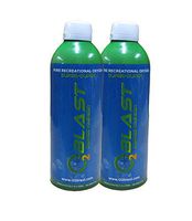 95% Pure Oxygen Supplement, Quick Recovery for Exercise, Hangovers, and Altitude Sickness. Sanitary flip top Cap (9 Liter Oxygen Canisters - 2 Pack - All Natural)