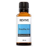REVIVE Essential Oils BREATHE AIR 30 ml - 100% Pure Therapeutic Grade, For Diffuser, Humidifier, Massage, Aromatherapy, Skin & Hair Care - Cruelty Free - Unrefined Oils With No Fillers.