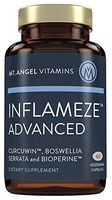 Mt. Angel Vitamins - Inflameze Advanced, with CurcuWIN, Highest Bio-Available Form of Tumeric Curcumin with Bioperine (60 Vegetarian Capsules)