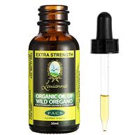 Oregano Oil - Louianna Certified Organic Oil of Wild Oregano Liquid Drops Extra Strength 30ml / 1 Fluid Ounce 80% Carvacol North America's Best Selling Brand!