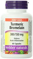 Webber Naturals Turmeric & Bromelain, 60 caps