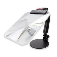 Carson PRO Series 1.5x Power Desktop Fresnel Stand Magnifier for Reading Newspapers Books Magazines and for Other Table-Top Magnifying Needs (CP-10)