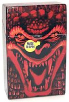 Eclipse Red Dragon Snake Design Crushproof Plastic Cigarette Case, King Size, 3116SK
