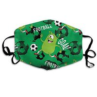 Mouth Mask Cute Football Monster Fashion Earloop Face Mask For Kids Teens Men Women Winter Summer