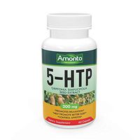 Amonto Naturals 5-HTP Griffonia Simplicifolia Seed Extract 200mg for Better Sleep, Control Appetite and Relaxing - 60 Capsules