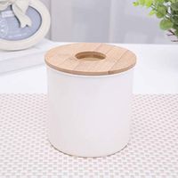 T-ZJHC Home Home Tray Creative Decoration Living Room Coffee Table Multi-Function Remote Control Storage Box, White Round