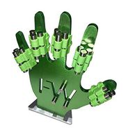 Finger Weights Original - Set of 5 - for Music Sports Gamers and Health Black or Multicolor Grip Strength Hand Grip Strengthener Speed Trainer (Green)