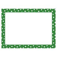 Caspari Small Dots Self-Adhesive Gift Tags in Green, 60 Labels