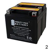 Mighty Max Battery YTX5L-BS 12V 4AH Battery Replaces Husaberg FX470E 2001-2002 - 2 Pack Brand Product