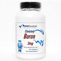 Chelated Boron 3mg // 100 Capsules // Pure // by PureControl Supplements