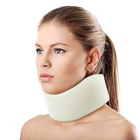 ORTONYX 3.5" Ergonomic Cervical Collar/Neck Support Brace / ACNS03 Light Beige Large