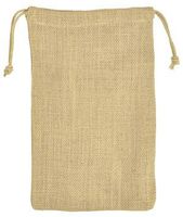 6" x 10" Natural Jute Favor Bags - 12 Pack