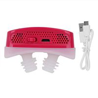 Snore Stopper - Electronic Anti-Snore Nose Vents, Anti Snoring Device, Continuos Positive Airway Pressure (Color : Red)
