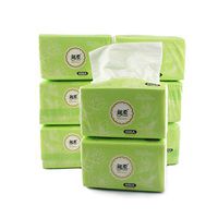 LANROU high-grade hardcover toilet paper, family edition a total of eight packets, comfortable without fragrance, four thickened, 450 pieces per bag, super capacity, suitable for mother and baby use