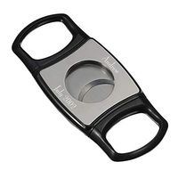 Personalized Visol Artorus Chrome Dual Blade Cigar Cutter with Free Laser Engraving