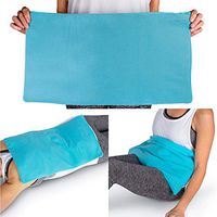ICEWRAPS Oversize Ice Pack with Soft Fabric Cover - 12"x21” Reusable Flexible Cold Compress Therapy Wrap for Knee, Back, Hip, Sciatica Swelling, Injuries, and Pain Relief
