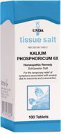 UNDA - Kalium Phosphoricum 6X - Homeopathic Remedy Supports Temporary Relief of Occasional Anxiety Symptoms - 100 Tablets