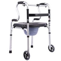 YUWJ Portable Bedside Commode Best Potty Chair,Extra Wide 3 in 1 Toilet Chair,Weight Loss Surgery for Adults,Handicap Toilet Seat with Handles and Wheel