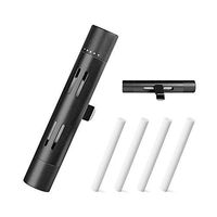 Essential Oil Car Diffuser Vent Clip Aromatherapy Vehicle Air Vent Clip Custom Car Vent Clip with 4 Refill Sticks for Car, Office, Kitchen, Bathroom, Pet Houses(Black)