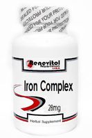 Iron Complex 28mg 200 Capsules ~ Renevitol