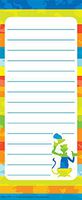 Eureka Back to School Multicolored Dr. Seuss Cat in the Hat Notepad, 50 sheets, 3.5'' x 8.5''