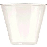 Big Party Pack Pear l White Plastic Cup | 9 oz. | Pack of 72 | Party Supply