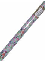 Markings by C.R. Gibson Floral Continuous Designer Gift Wrap Roll Wrapping Paper, Light Blue