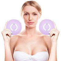Neufday Breast Massager, USB Wireless Woman Breast Massager Bust Enlargement Lifting Heating Chest Massage Stimulator(Blue)