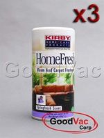 Kirby (PACK OF 3) Homefresh Carpet Powder Freshener/Room Deodorizer/Odor Remover. Scent - SpringFresh