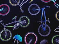 'NUGGLEBUDDY Microwavable Moist Heat & Aromatherapy Organic Rice Pack."Bicycles" Fabric with SPEARMINT EUCALYPTUS Aromatherapy.