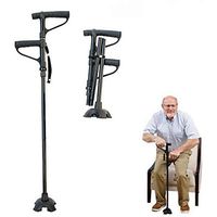Walking Stick/TV Products/Trusty Cane/Lightweight Crutches/Five-Section Height-Adjustable Crutches/Magic Cane