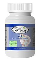 GLS Glucosamine Sulfate 500mg 300 Count Bottle of Capsules [2 Bottles] by Total Natural, Safe and Natural Join Support Health Supplement for Men and Women, GMP Premium Ingredients