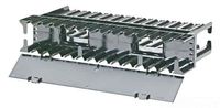 Panduit NCMH2 Horizontal Cable Manager, Black, 2 RU, Black