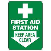 SN-20Hx14W-MAG-PLY-FIRST AID Station KEE20" H x 14" W Magnetic Not Laminated