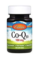 Carlson - Co-Q10, 100 mg, Energy Production & Heart Function, 30 Softgels