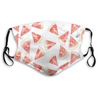 Watermelon Protective Mask with Gasket Disposable Water Repellent Multilayer Filter Adult Sunscreen Large Mask M