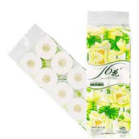 SDstore Roll Paper Fold Paper Towels Absorbent Bath Tissue Soft Toilet Paper Bathroom Tissue Home Toilet Tissue 10 Rolls