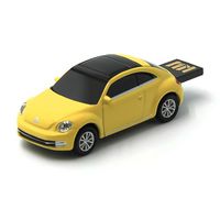 AutoDrive Volkswagen VW The Beetle (Yellow) 8 GB USB Flash Drive, Scale 1:72