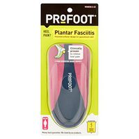 ProFoot Plantar Fasciitis Orthotics, Women's 6-10, 1 Pair (Pack of 3)