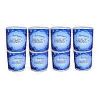 Multifold Paper Toilet Roll Paper Soft Absorbent Tissues Paper Toilet Paper Toilet Tissue for Home Kitchen Bathroom 1, 8, 10,Rolls (White, 8 rolls)