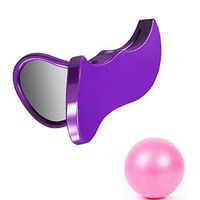 Kegel Exerciser - Pelvic Floor Muscle Medial Trainer with Mini Yoga Ball, Inner Thigh Exerciser Hips Muscle Trainer Bladder Controller Correction Beautiful Buttocks Postpartum (Purple)