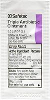First Aid Triple Antibiotic Ointment .5gr Packets (Box of 144) (4 Pack - 144 Count/Box)