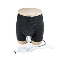 YxnGu Male Portable Wearable Urinal - Reusable Incontinence Underpants for Man - Comfort Breathable Adult Urine Collector (Size : L)