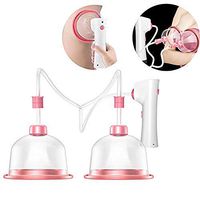 Multifunctional Chest Massager, Electric Breast Enhancement Instrument, Ladies Electric Breast Enhancer Bra Massager Enlarger Breast(Two Cup Set),C