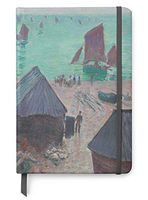 Claude Monet Art UV Printed on PU Leather A5 Bullet Dotted Journal Notebook