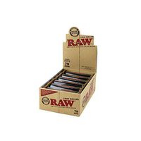 RAW Hemp Plastic Adjustable Rolling Machine - 1 1/4 Size - 2 Way Skinny + Regular Thickness - 12 Count Bulk Display Pack