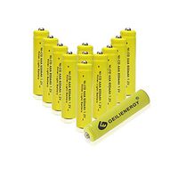 GEILIENERGY Solar Light Batteries AAA NiCd AAA 1.2V 600mAh Triple A Rechargeable Batteries for Solar Lamp Garden Lights (Pack of 12)