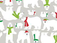 Holiday Kids - Subzero 24"x417' Gift Wrap Half Ream Roll (1 roll) - Wraps -M4246H24