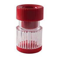 HealthSmart Pill Crusher Pill Container Pulverizer and Storage, Red